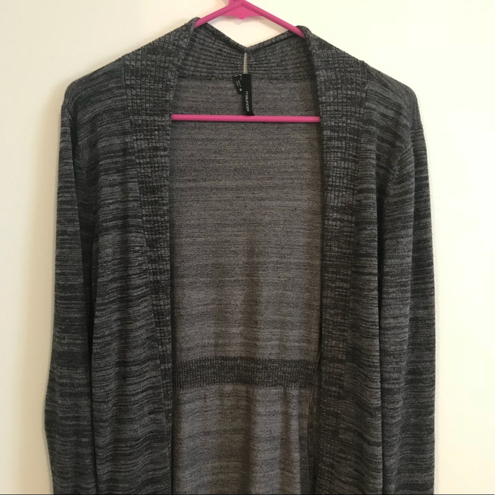 Dark gray cardigan